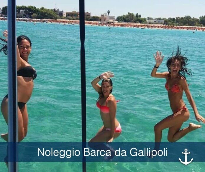 Noleggio Barca a Gllipoli per Feste e Comitiva