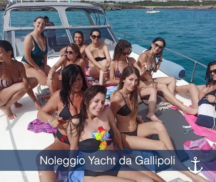 Yacht per addio al celibato Gallipoli